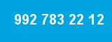 992 783 22 12 992 783 22 12